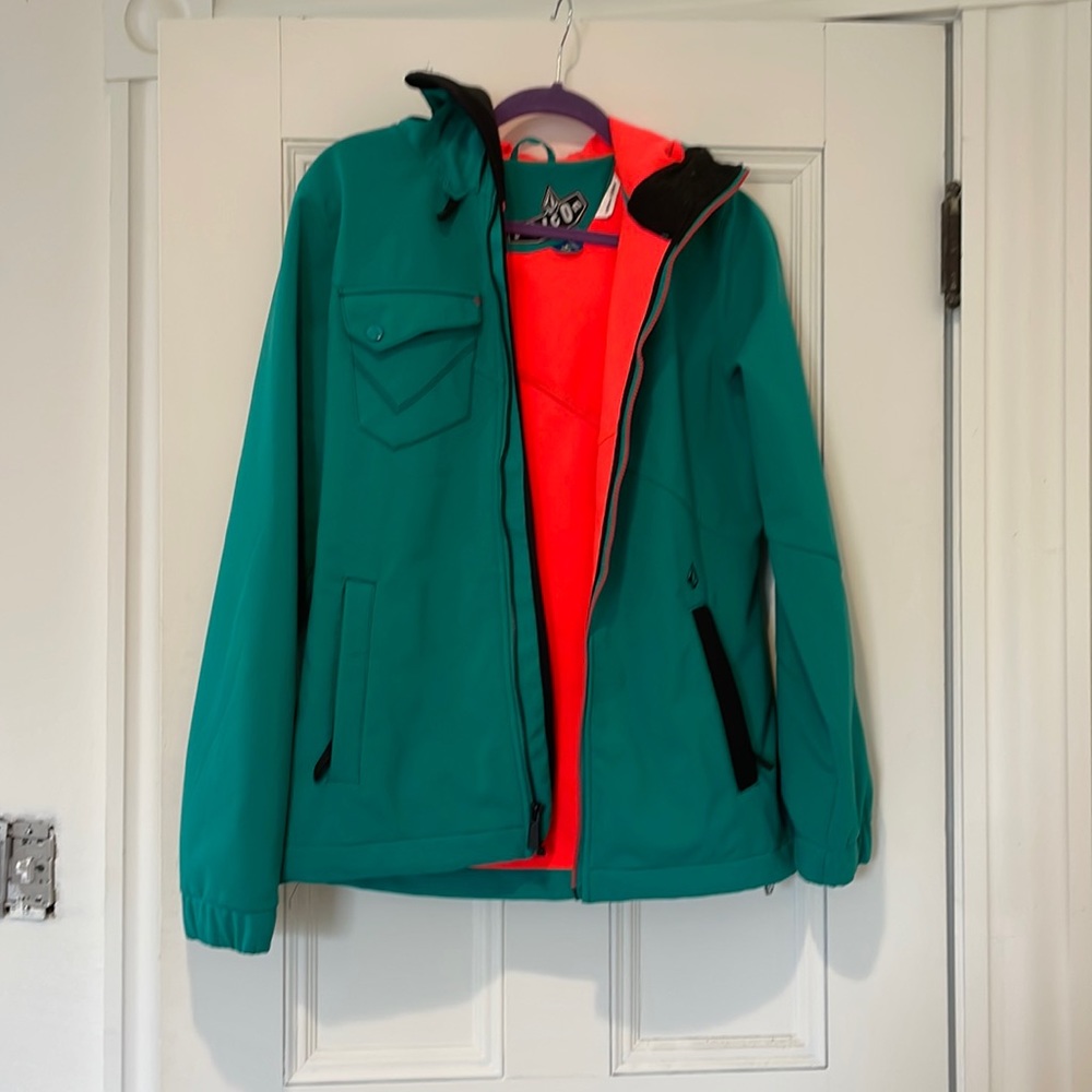 Volcom ski jacket / shell green